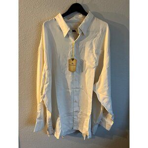 Tommy Bahama Silk and Wool Long Sleeve Button Up‎ Shirt NWT - Size 4XB